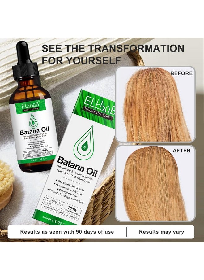 ELBBUB Premium Batana Oil for Hair Growth - Pure Honduran Batana Oil for Enhanced Hair and Skin Vitality, Suitable for All Hair Types