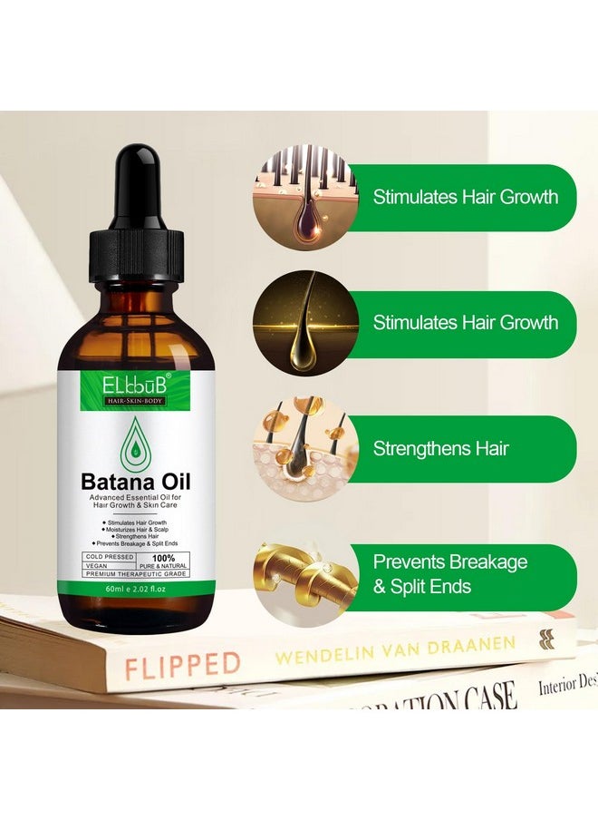 ELBBUB Premium Batana Oil for Hair Growth - Pure Honduran Batana Oil for Enhanced Hair and Skin Vitality, Suitable for All Hair Types