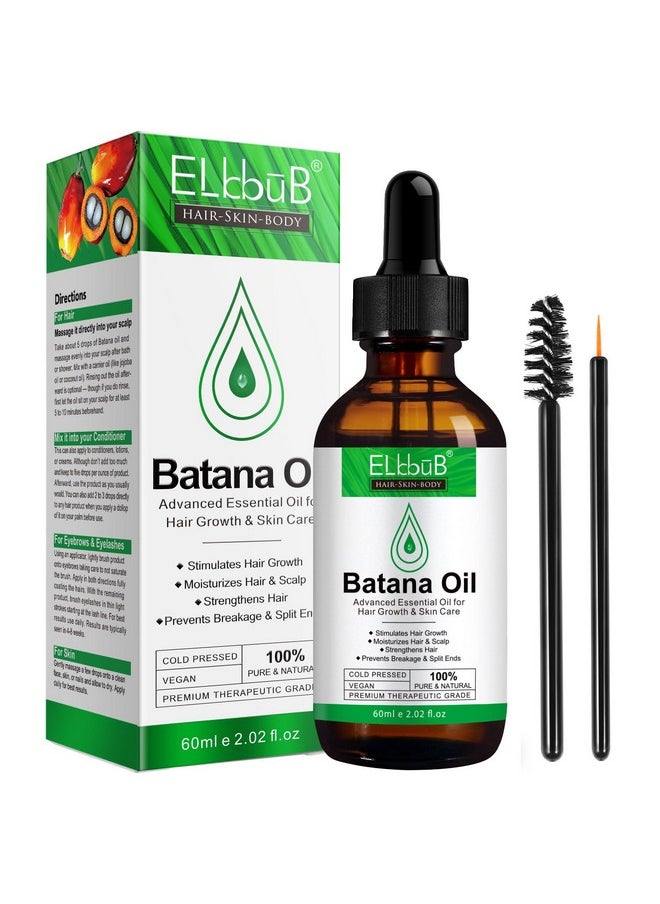 ELBBUB Premium Batana Oil for Hair Growth - Pure Honduran Batana Oil for Enhanced Hair and Skin Vitality, Suitable for All Hair Types