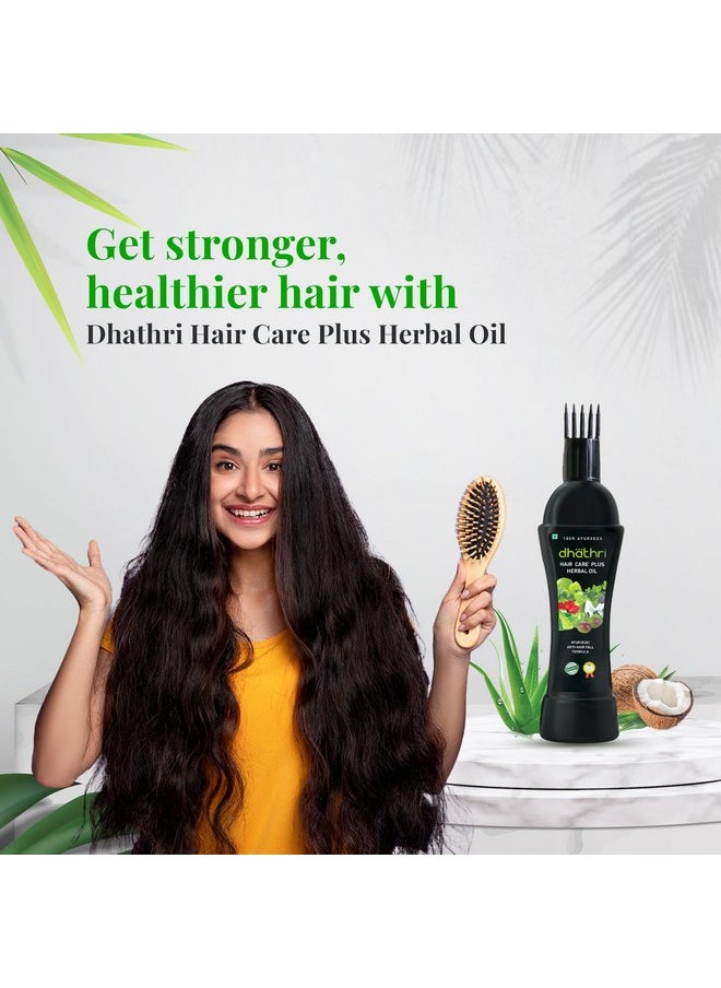 Dhathri Hair Care Plus Herbal Oil to Enhance Hair Growth & Control Hair Fall, Ayurvedic Hair Oil for Healthy Hair,100 ml Pack of 2