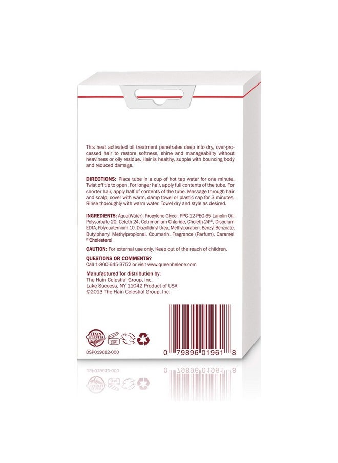 Queen Helene Cholesterol Hot Oil Treatment, 1 Oz, 3 Count (Pack of 6) (Packaging May Vary)