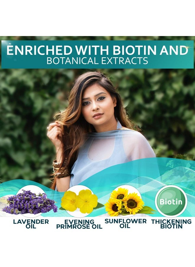 Biotin Hair Thickening Serum for Men and Women - Intense Strengthening Treatment Product with Natural Botanical Oil Blend to Help Boost Thin Hair - Repair Thinning Hair, Increase Volume and Shine