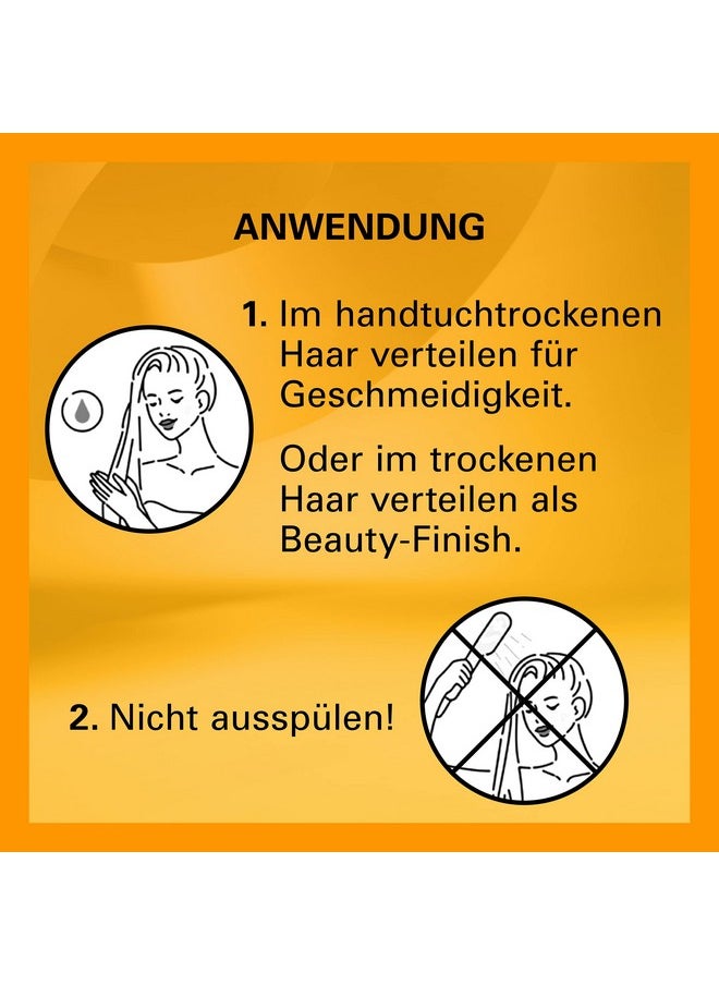 Gliss Kur Hair oil daily oil elixir (75 ml), hair oil for dry hair nourishes and refines the hair without greasy residue, contains argan oil and vitamin E