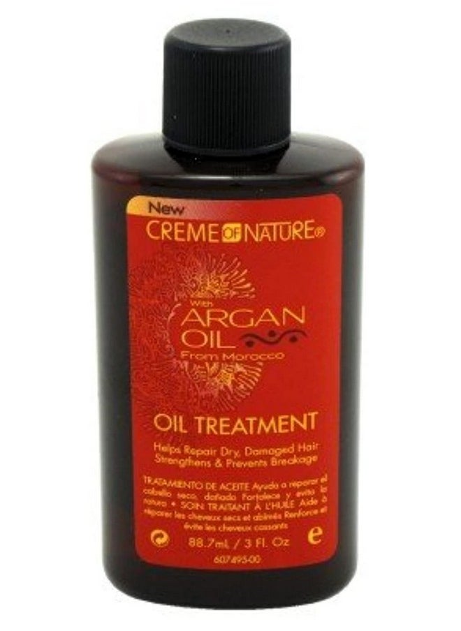 Creme of Nature, Argan Oil Treatment, Helps Repair Dry Damaged Hair, Prevents Breakage, Anti Frizz, 3 Fl Oz
