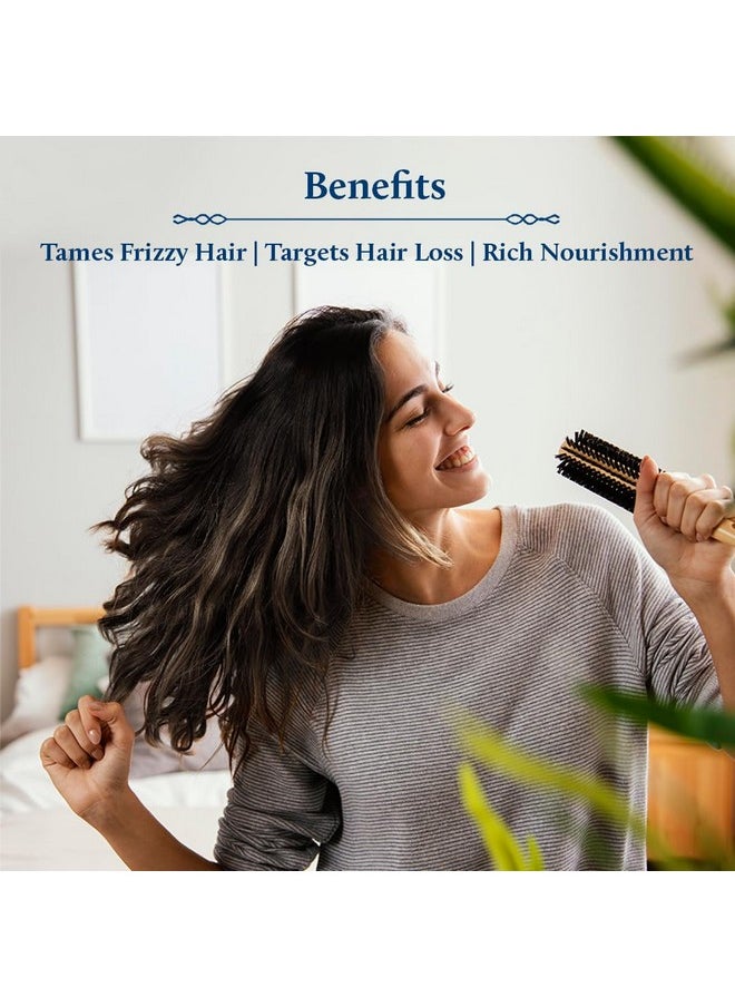 Blue Nectar Green Tea Hair Serum for Dry Frizzy Hair for Women & Men | Plant Based Biotin Hair Growth Serum | Hair Serum for Hair Fall Control for All Hair Types (12 herbs, 50 ml)