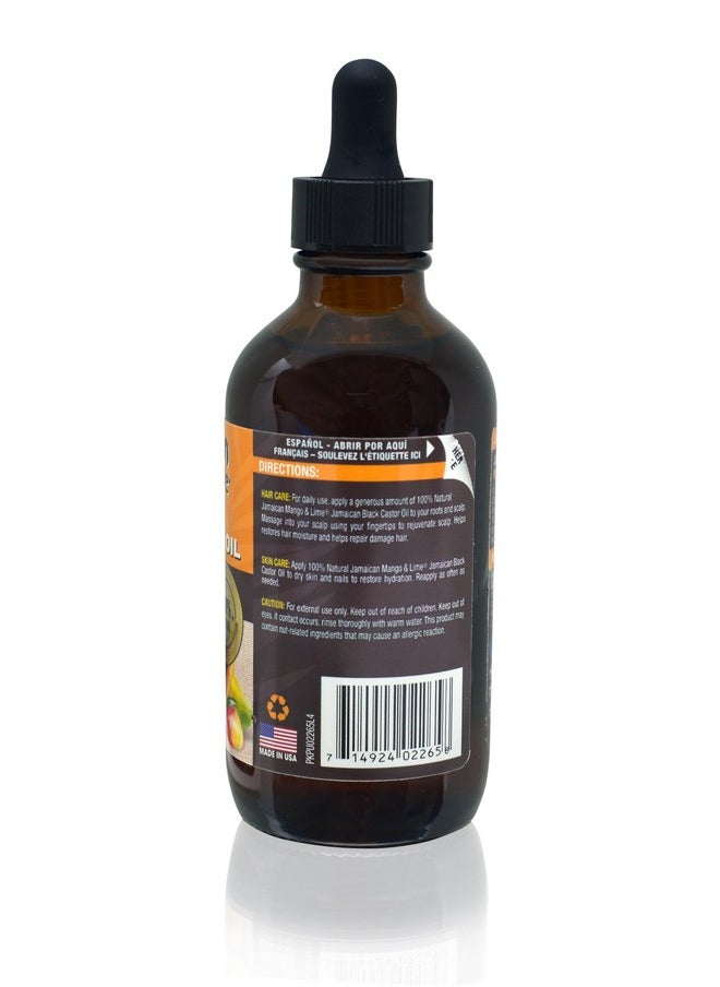 Jamaican Mango & Lime Black Castor Oil (Mango Papaya) 4oz