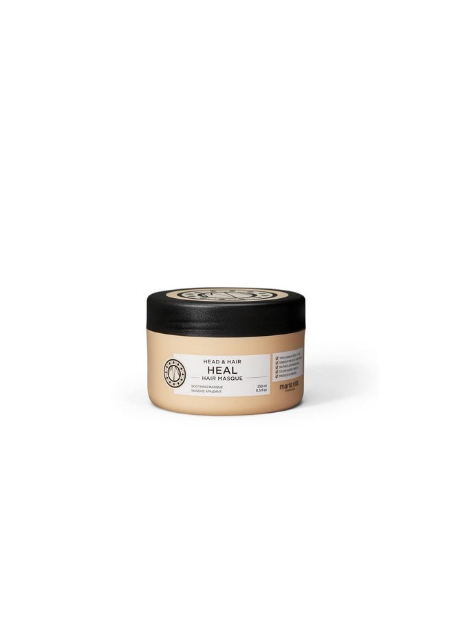 Maria Nila Head & Hair Heal, Hair Mask 8.5 Fl Oz, Soothing Aloe Vera for dry & itchy scalps, 100% Vegan & Sulfate/Paraben free