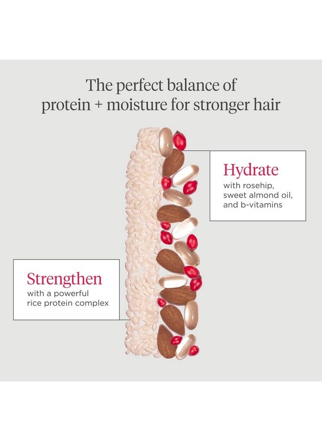 Briogeo Don't Despair, Repair! Megastrength+ Rice Water Protein Treatment, Moisture Strengthening Hair Treatment, Dry and Damaged Hair, Vegan, Cruelty-Free, 5 fl oz