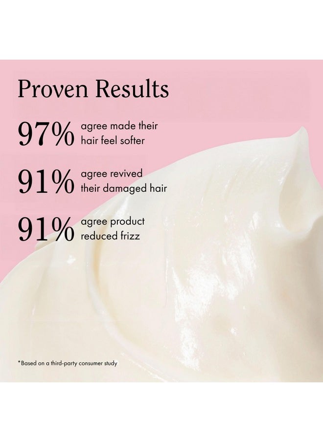 Rizos Curls Vitamin C Hair Repair Mask, Deeply Moisturizes & Hydrates, Softens & Minimize Frizz while Adding Shine, For Dry Damaged Hair, Infused with Shea Butter, 10 oz