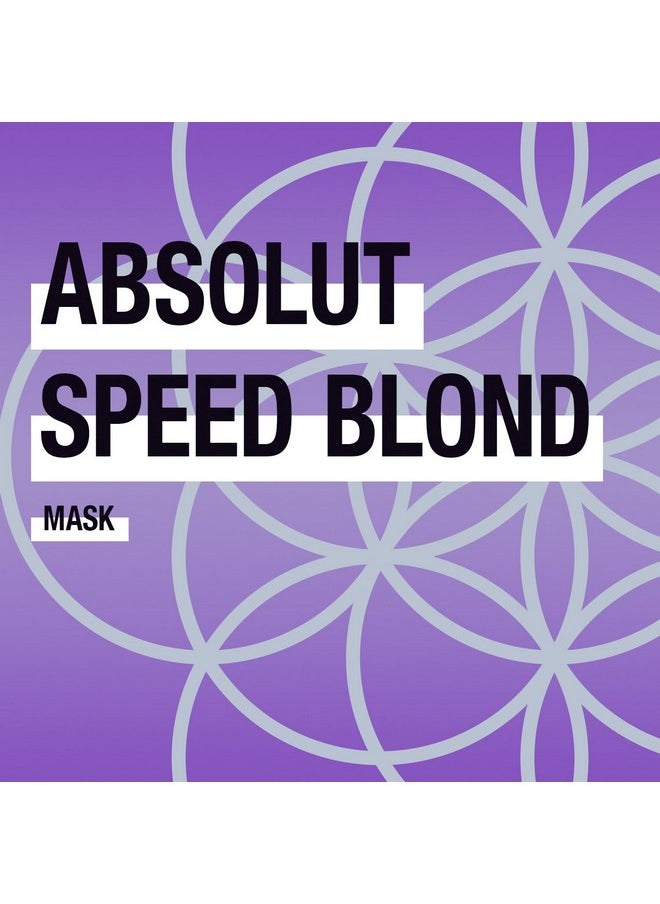 INOAR - Speed Blond Mask- Anti Yellowing Nourishing Hair Treatments, Hair Care for Blonde, Silver, Grey - Vegan Hair Product - Cruelty Free Haircare for Men and Women (8.8 oz.)
