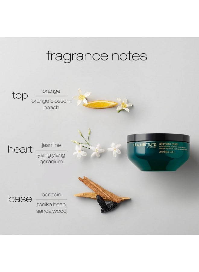 Shu Uemura Ultimate Reset Extreme Repair Hair Mask | Strengthens to Reduce Breakage and Split Ends | Deeply Conditions and Nourishes | With Japanese Rice Extract | For Dry and Very Damaged Hair