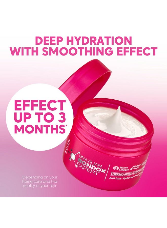 HAIR TREATMENT MASK FOR DAMAGED BRAZILIAN BONDOX 2.82 oz Thermal Activated Mask for Dry Frizzy Hair | Formaldehyde Free Cruelty Free | Results for up to 1-3 months | Almond Oil
