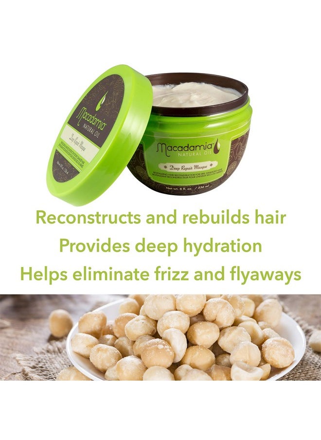 Macadamia Natural Deep Repair Hair Masque, 8 OZ