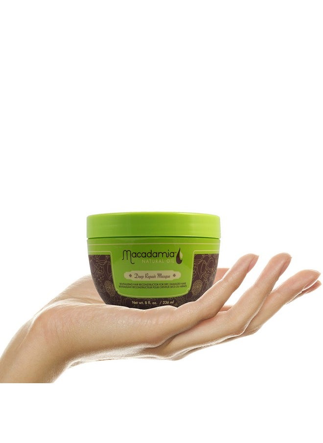 Macadamia Natural Deep Repair Hair Masque, 8 OZ