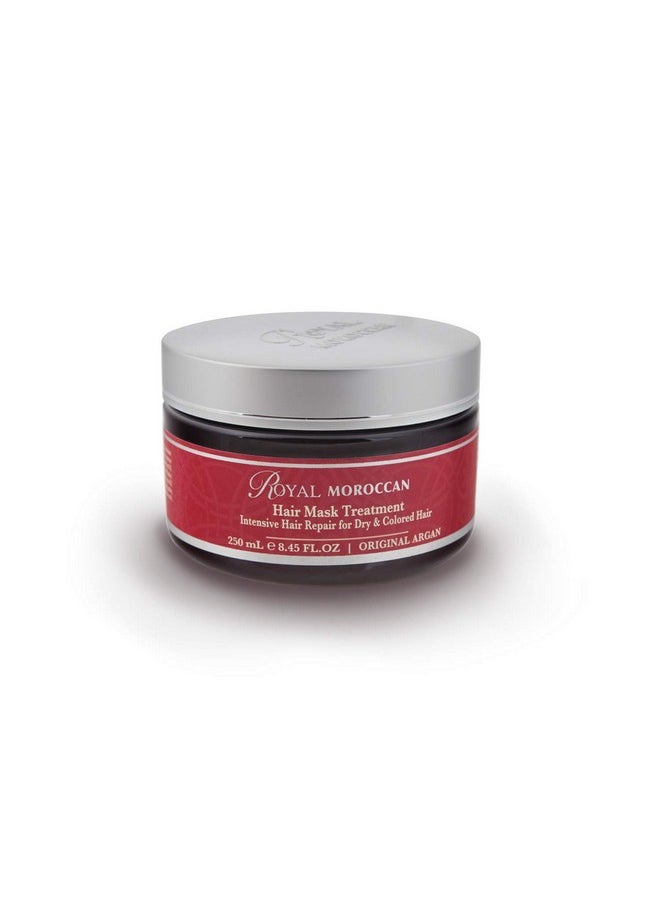 Royal Moroccan Hair Mask Treatment for Dry Hair - Moisturizing, Repairs, Restores Strength 250 ml / 8.45 fl.oz, Argan Oil for Color Treated, Frizzy Hair
