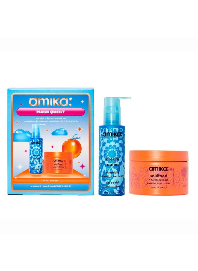 amika mask quest: nourish + hydrate mask set
