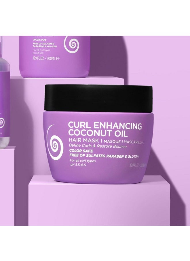 Luseta Curly Hair Mask 16.9 Oz, Smooth & Moisturize, Deep Conditioning Treatment Anti-frizz & Repair Split Ends for Wave Hair