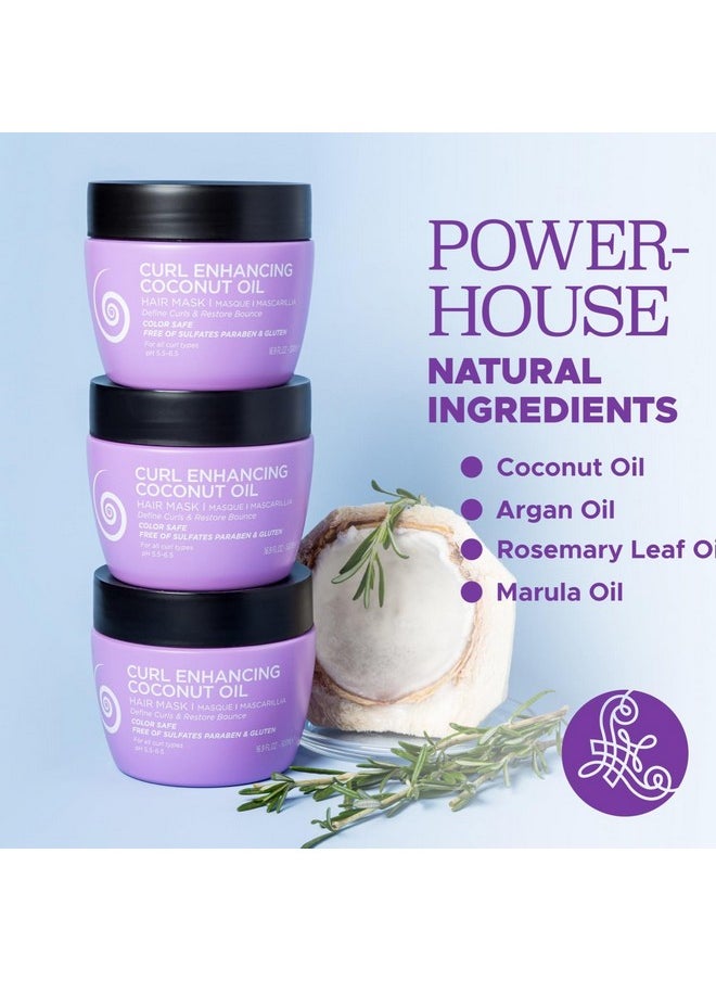 Luseta Curly Hair Mask 16.9 Oz, Smooth & Moisturize, Deep Conditioning Treatment Anti-frizz & Repair Split Ends for Wave Hair