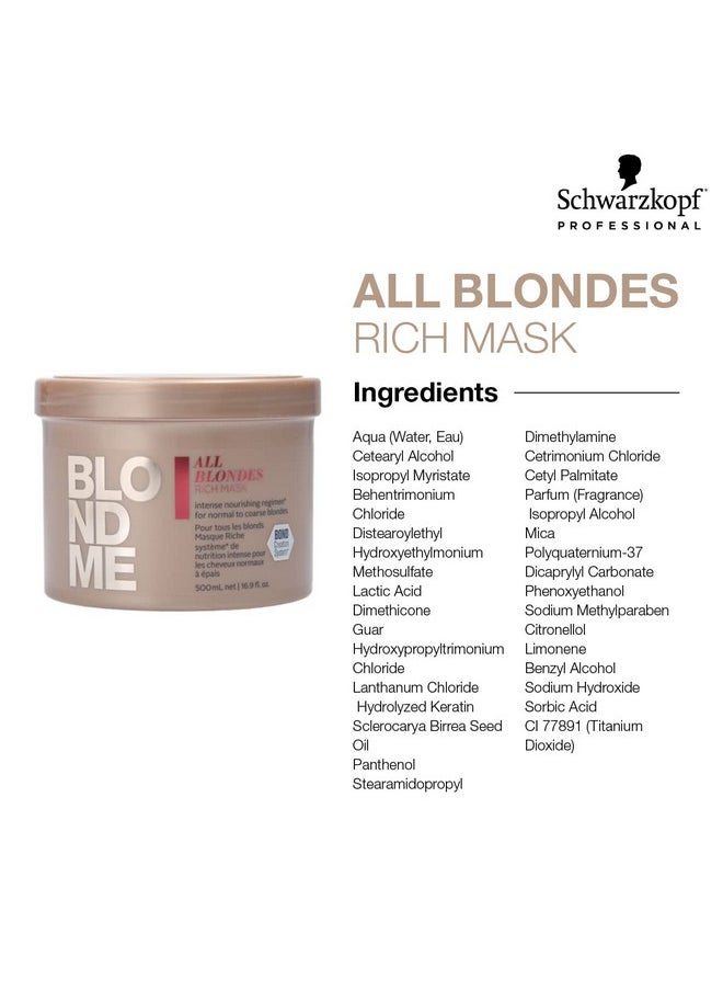 BlondMe All Blondes Rich Mask 500ml