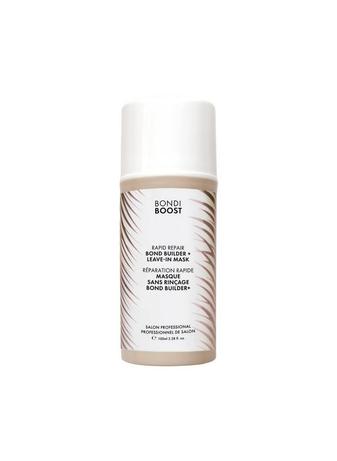 BONDIBOOST Rapid Repair Bond Builder + Leave-In Hair Treatment for Dry Damaged Hair 3.38 Fl Oz - Strengthens & Restores - Advanced Hair Repair Solution for Healthier, Shinier Hair