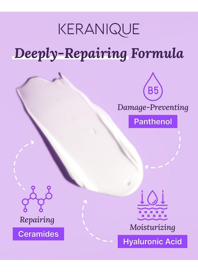 Keranique Hair Mask: Deep Repair & Hydration for Dry, Damaged Hair - Keratin Protein Boost for Fine Strands - Intense Moisturizer for Women