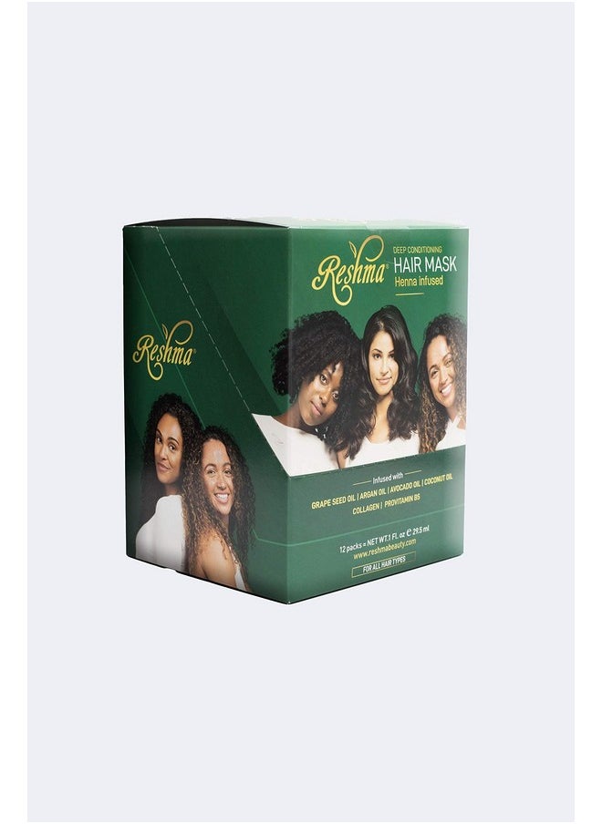 Reshma Beauty Deep Conditioning Hair Mask, 12 Count
