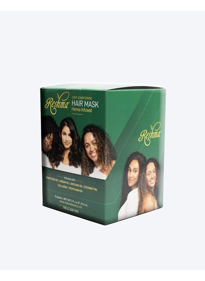 Reshma Beauty Deep Conditioning Hair Mask, 12 Count