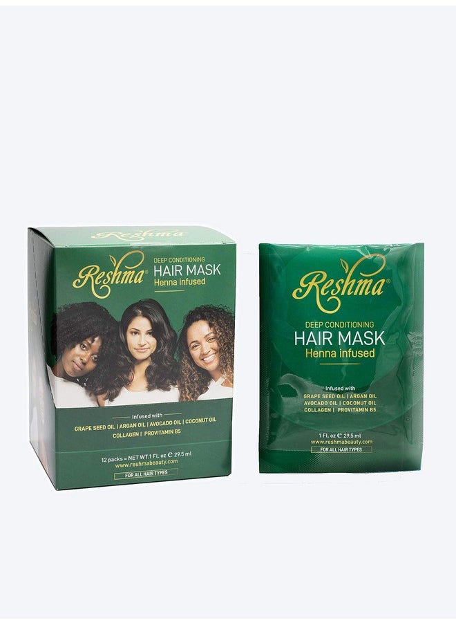 Reshma Beauty Deep Conditioning Hair Mask, 12 Count