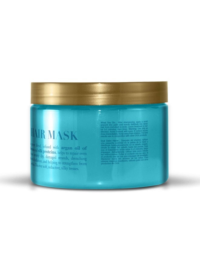 OGX Extra Strength Hydrate Repair + Argan Oil of Morocco Hair Mask Deep Moisturizing Conditioning Treatment, Citrus, 6 Ounce