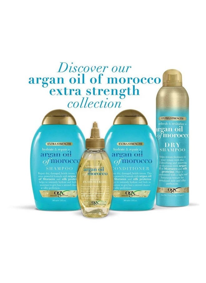 OGX Extra Strength Hydrate Repair + Argan Oil of Morocco Hair Mask Deep Moisturizing Conditioning Treatment, Citrus, 6 Ounce