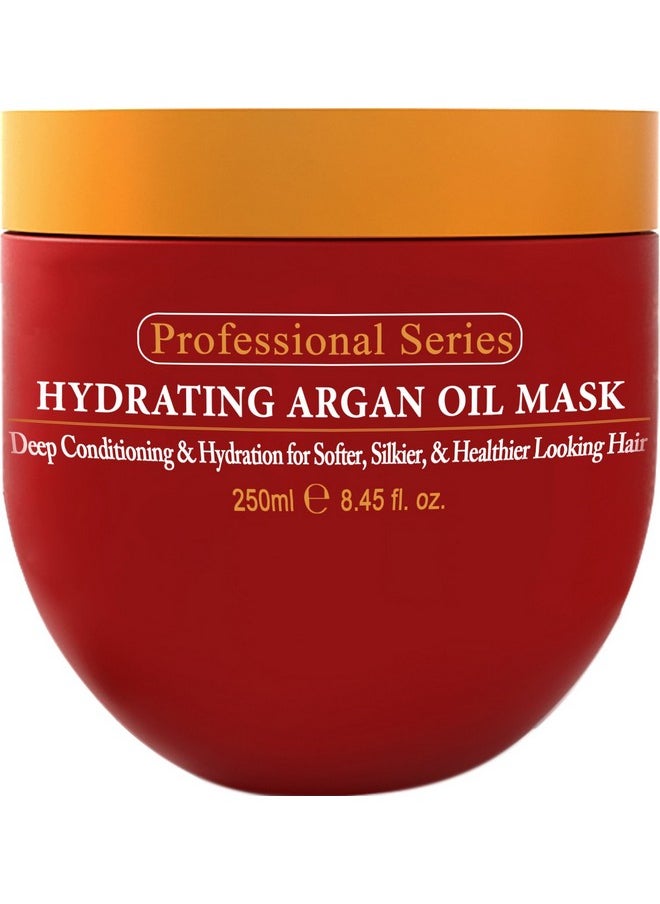 Arvazallia Hydrating Argan Oil Hair Mask and Deep Conditioner for Dry or Damaged Hair - 8.45 Oz