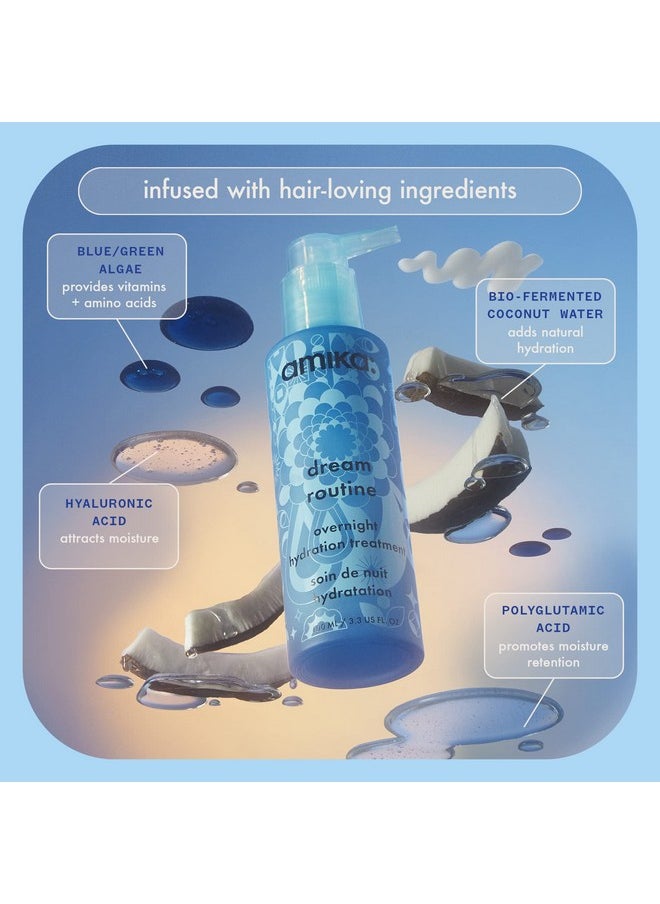 amika dream routine overnight hydrating hair mask, 100ml