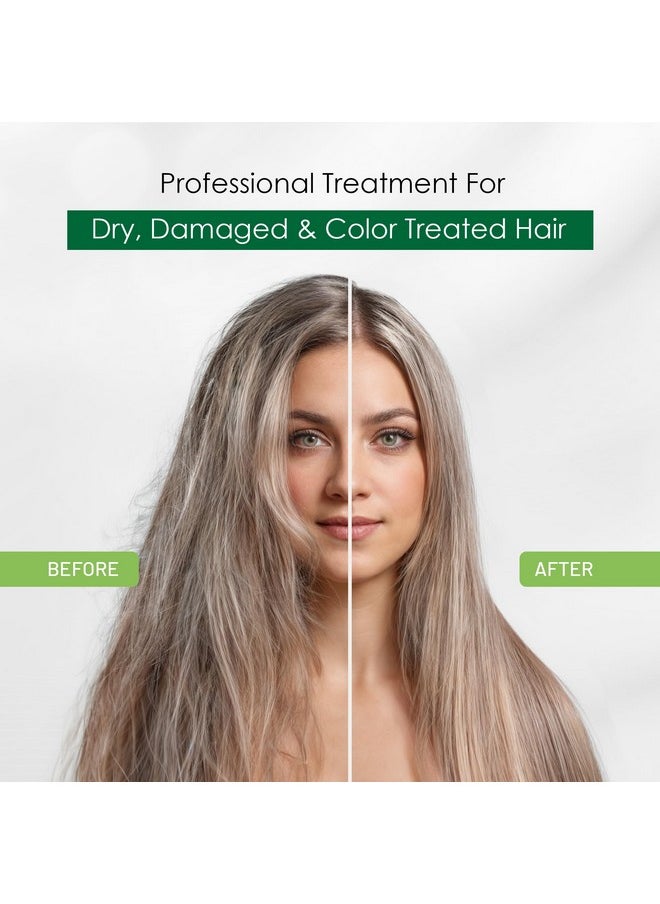 Herbishh Argan Hair Mask-Deep Conditioning & Hydration For Healthier Looking Hair for very Dry, Weak, Stressed Out Hair, No Sulphates, No Parabens