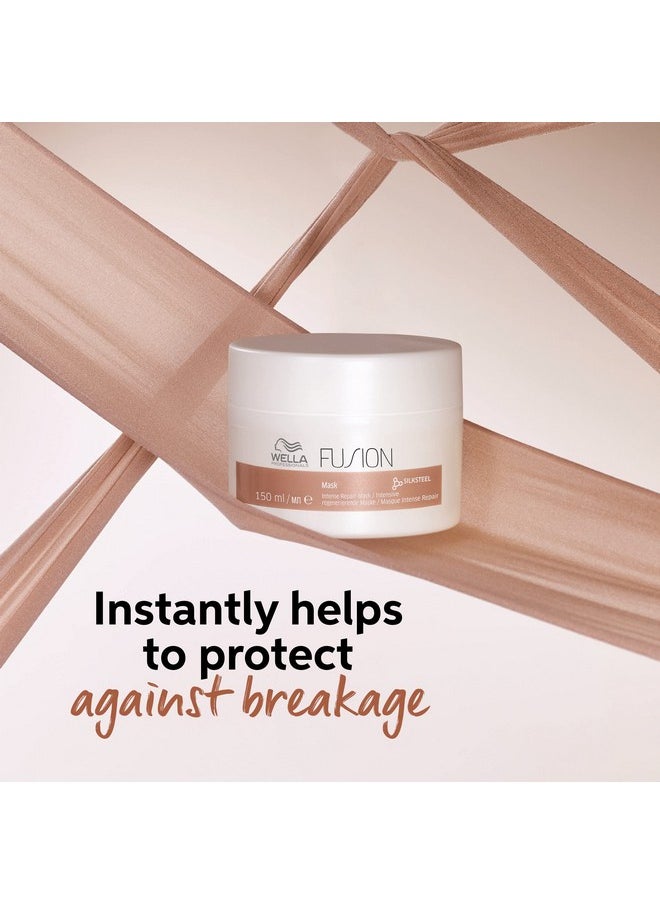 Wella Professionals Fusion Intense Repair Hair Mask | For Damaged Hair| Hair Repair| Anti Hair Breakage 5.07 Fl Oz