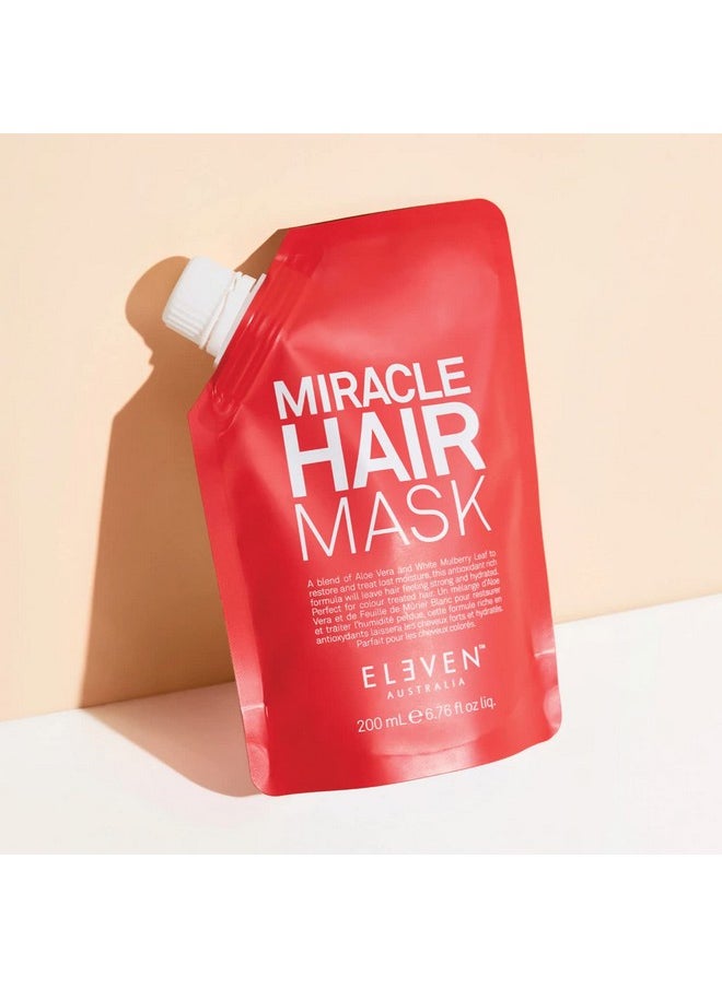ELEVEN AUSTRALIA Miracle Hair Mask Restore & Treat Lost Moisture - 6.76 Fl Oz