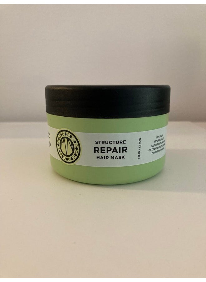 Maria Nila Structure Repair, Hair Mask, 250 ml, For Damaged & Chemically Treated Hair, Algae Extract Rebuilds & Moisturizes, 100% Vegan & Sulfate/Paraben free