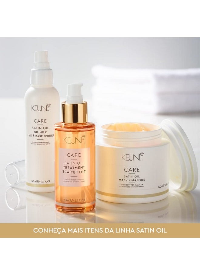 Keune Care Satin Oil Mask, Deep Moisturizing & Nourishing Treatment for All Hair Types, 6.8 Fl Oz