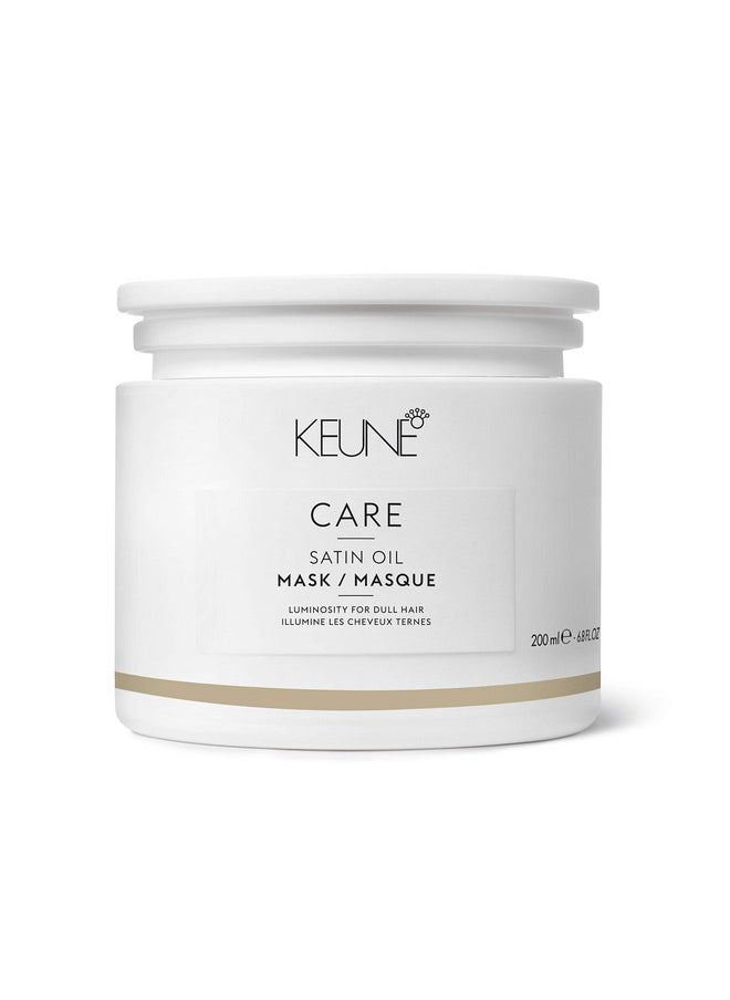 Keune Care Satin Oil Mask, Deep Moisturizing & Nourishing Treatment for All Hair Types, 6.8 Fl Oz