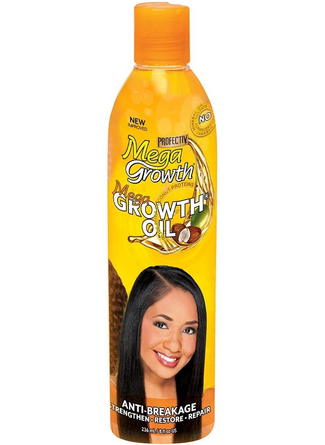 Profectiv Mega Growth Anti-Breakage Hair Growth Oil, 8 oz (Pack of 2)