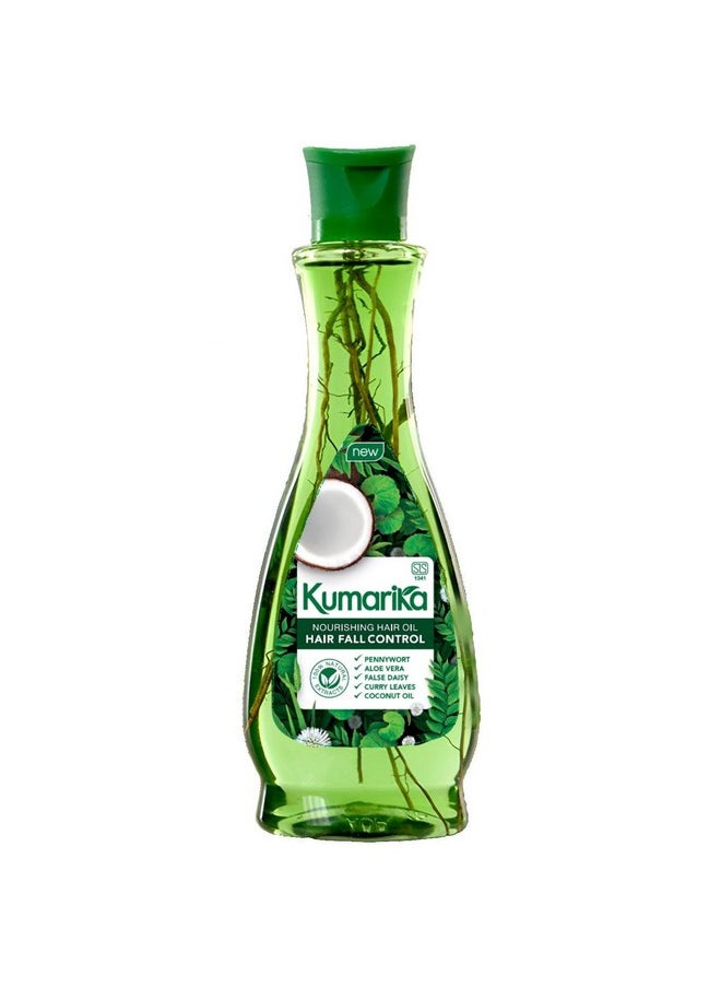 Kumarika Nourishing Hair Oil 6.76oz: Hair Fall Control, Growth Enhancer with Coconut Oil & Natural Extracts for Strong, Shiny Hair