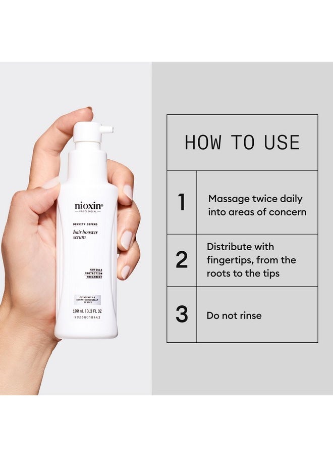 Nioxin Hair Booster Serum - Advanced Leave-In Hair Treatment, 3.4 fl oz (Packaging May Vary)