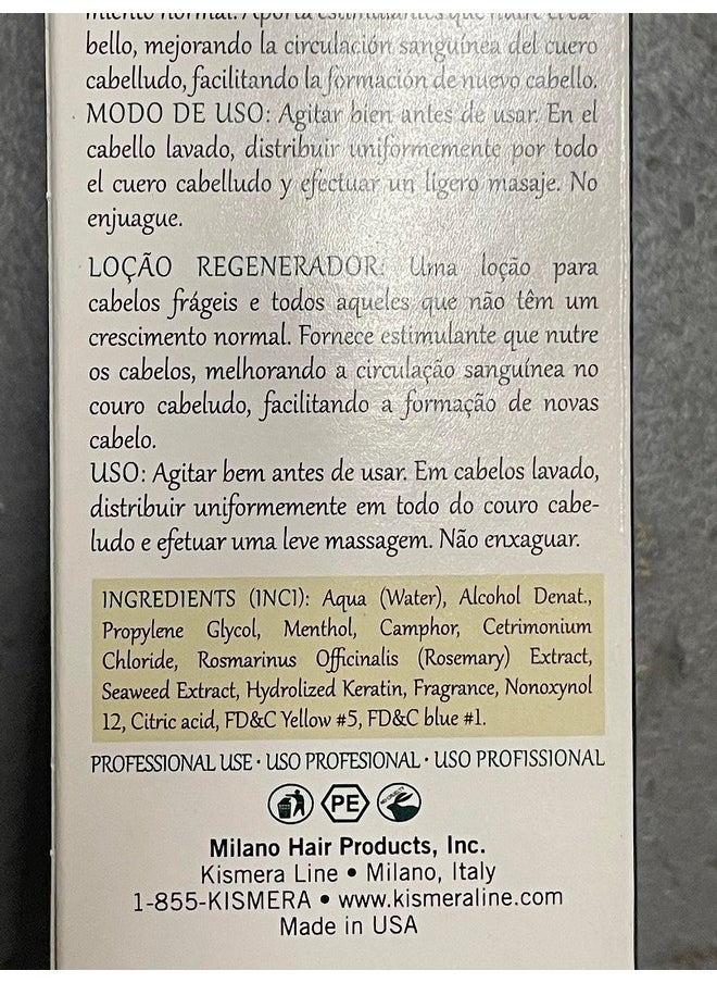 Kismera Hair Loss Lotion & Regenerating Hair Growth Lotion 4oz 