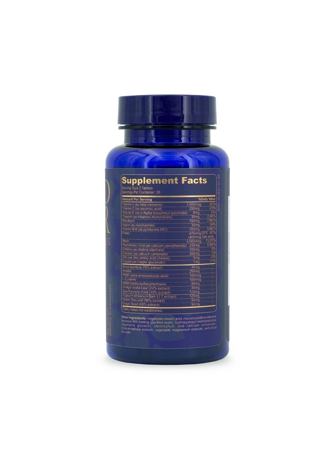 Kansha Alchemy Good Hair Growth Vitamins with Biotin for Longer, Thicker Hair - Ideal for All Hair Types - Plus DHT Blocker & Saw Palmetto, 60 Tabs
