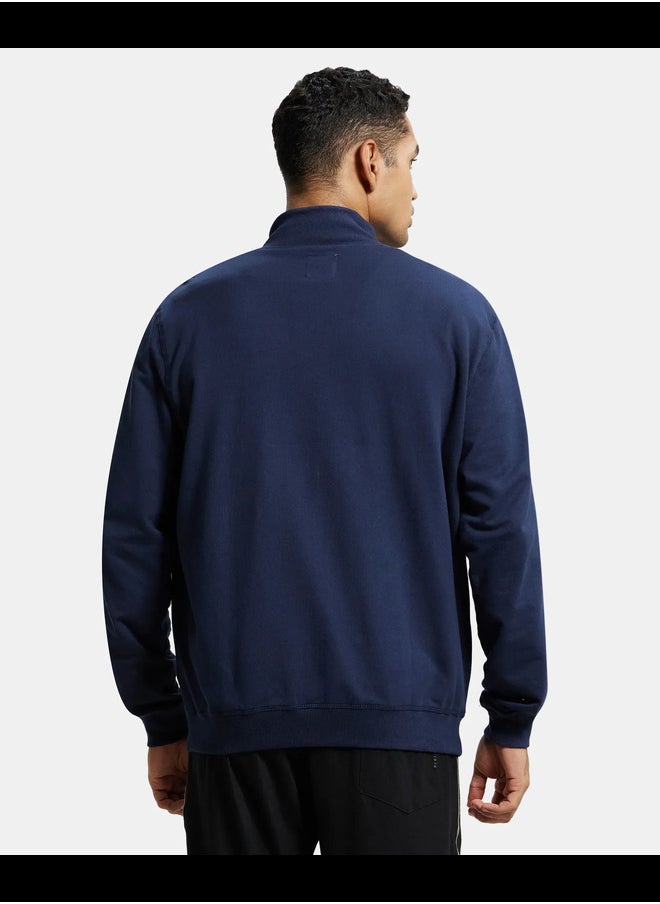 Jockey 2730 Super Combed Cotton French Terry Fabric Men's Regular Jacket with  Convenient Pockets