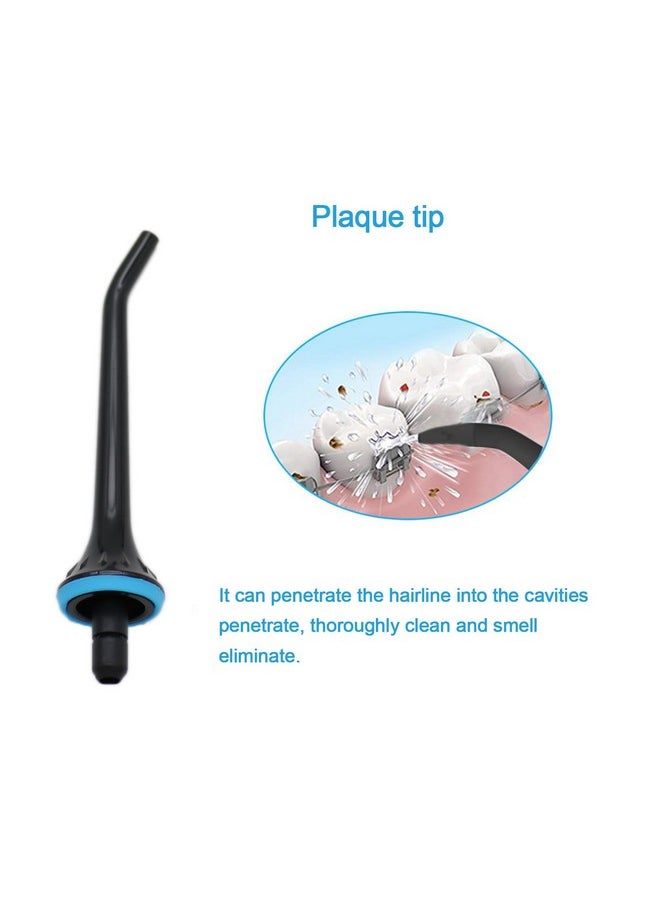 Water Flosser Replacement Tips for Mospro, Nicwell, Nicefeel, Oralfree, Jet Nozzel Black 3 PCS