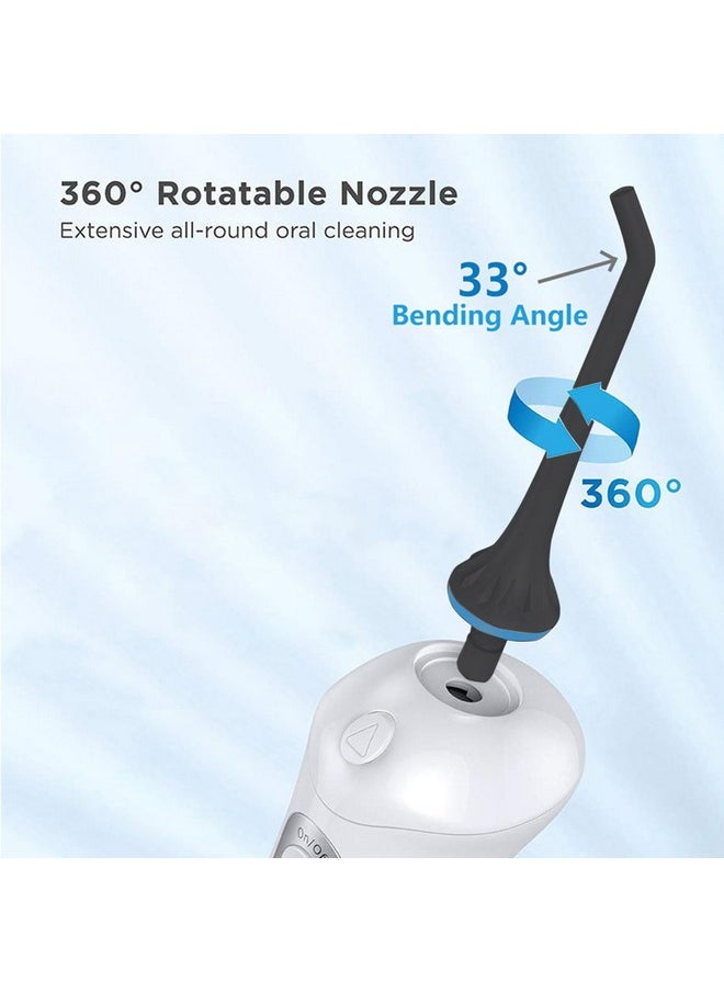 Water Flosser Replacement Tips for Mospro, Nicwell, Nicefeel, Oralfree, Jet Nozzel Black 3 PCS