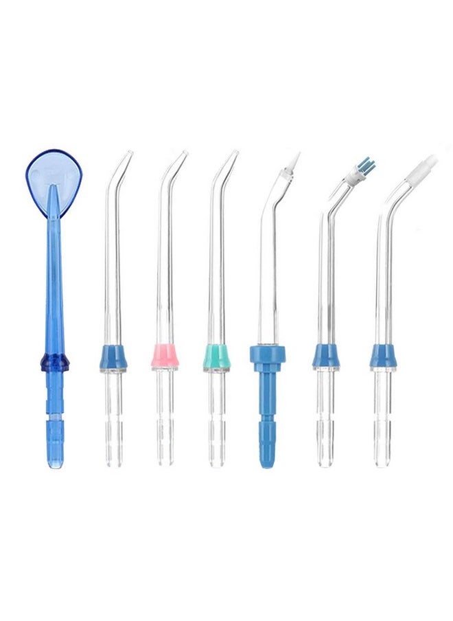 Dental Water Flosser nozzles, TUREWELL 7PCS Replacement Standard and Functional Jet Tips for Family Oral Irrigator FC165, FC168, FC169, FC166, FC163, FC162, FC188, FC288