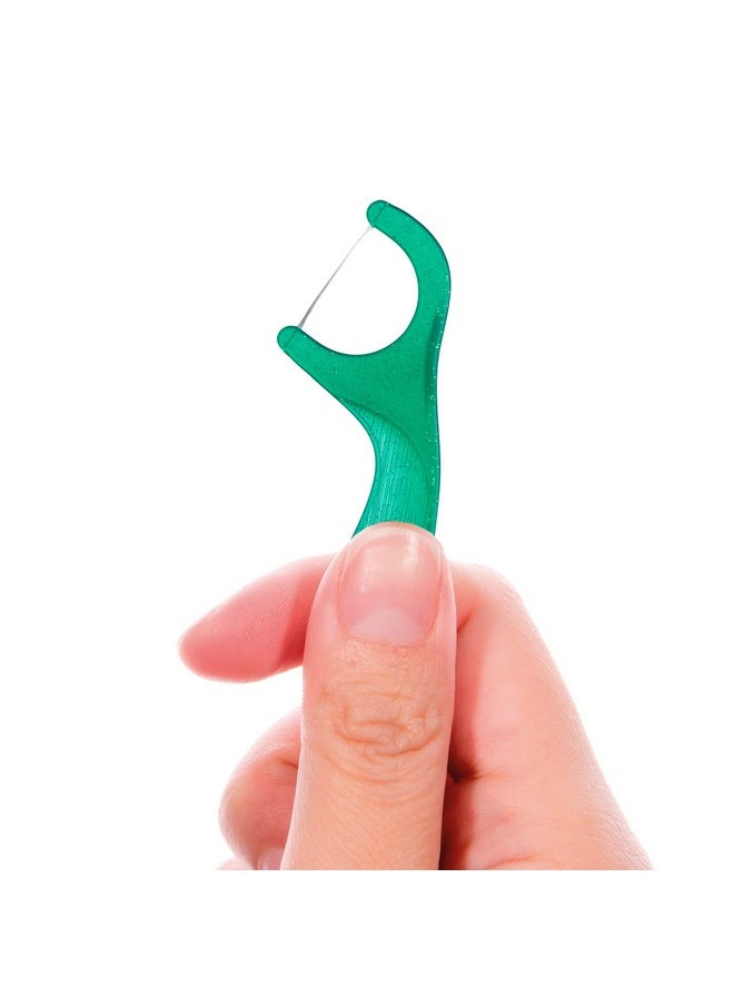 GUM Professional Clean Floss Picks - Extra Strong Shred-Resistant Floss, Easy Grip Handle - Dental Flossers for Adults - Fresh Mint Flavor, 150ct