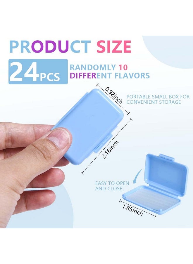 KISEER 24 Pack Colorful Orthodontic Wax Dental Wax for Braces Wearer