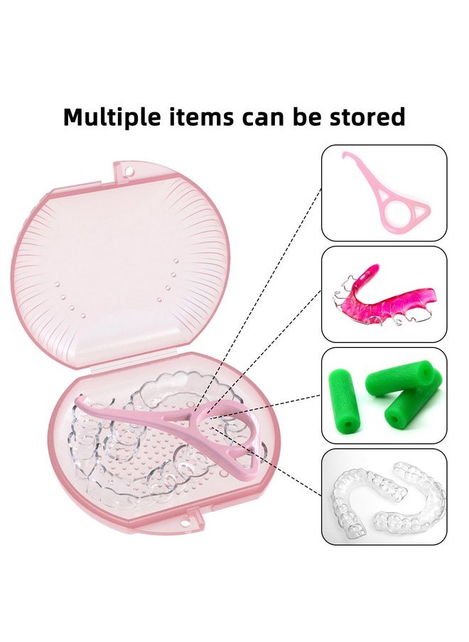 ARGOMAX Aligner Case, Retainer Case, Braces Box, 1 pcs Orthodontic Box (Pink).